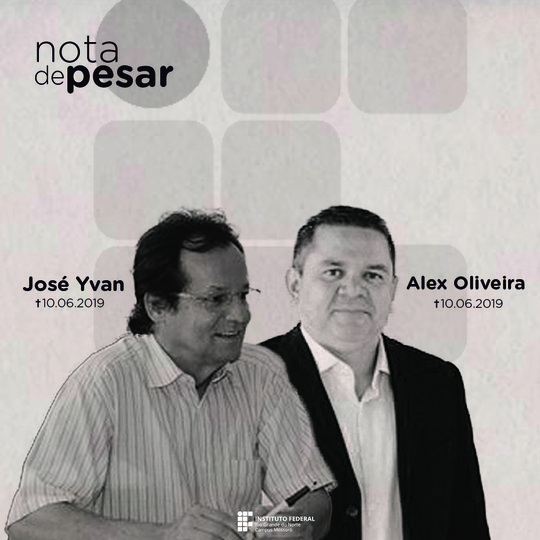 #47931 Campus Mossoró se despede dos professores Alexsandro Oliveira e José Yvan