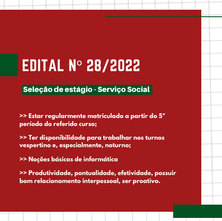 #48030 Estágio em Serviço social - Horários para entrevista