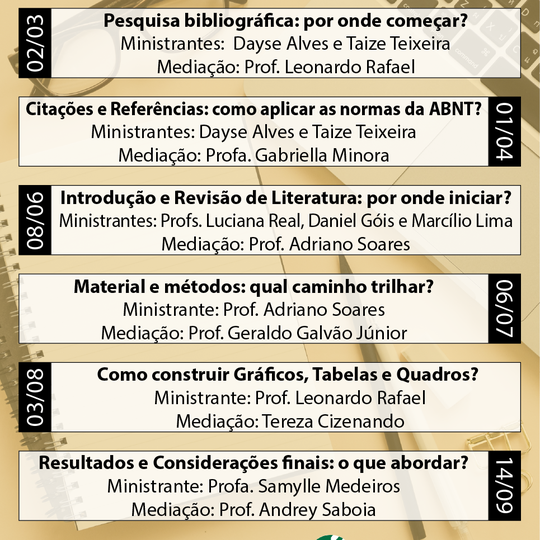 #4808 Grupo de Estudos em Meio Ambiente organiza oficinas sobre escrita científica