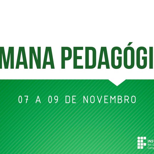 #48279 Campus divulga programação da Semana Pedagógica do semestre letivo 2016.2