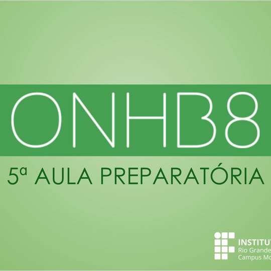 #48303 Quinta aula preparatória para a ONHB acontecerá na próxima terça (19)