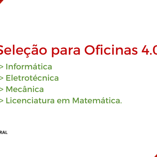 #48310 Campus Mossoró abre seleção para estudantes participarem das Oficinas 4.0