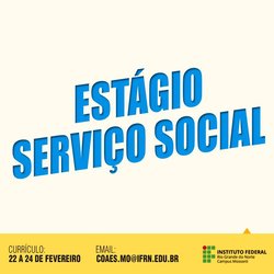 #48327 Campus seleciona estagiário do curso de Serviço Social