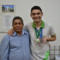 #48414 Estudante do Campus Mossoró conquista medalha em Feira de Ciências e Engenharia