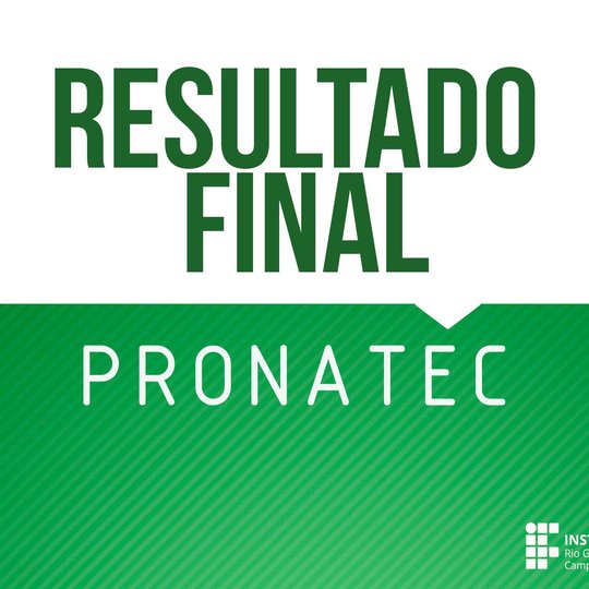 #48623 Divulgado resultado final de seleção para professores do PRONATEC