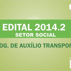 #48627 Abertas Inscrições para o Programa de Auxílio Transporte do IFRN 2014.2