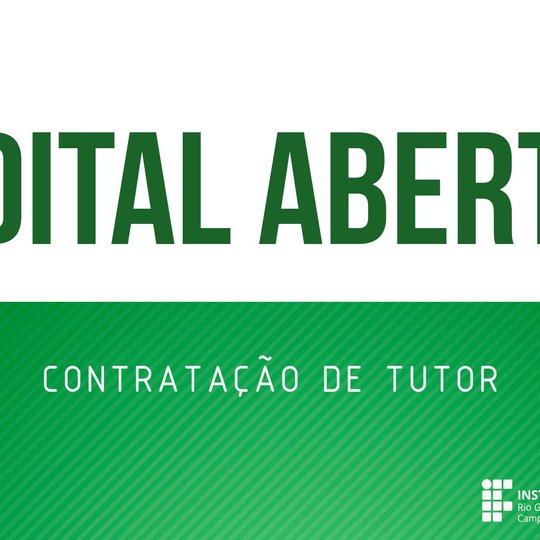 #48639 Campus EaD divulga Edital para contratação e formação de cadastro reserva de tutores presencias