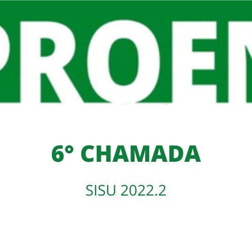 #48663 Sexta chamada dos reclassificados para Gestão Ambiental através do SISU