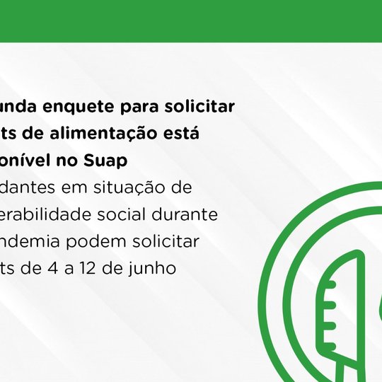 #48673 Segunda enquete para solicitar os kits de alimentação está disponível