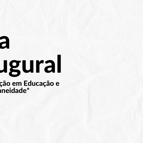 #48847 Curso de Especialização em Educação e Contemporaneidade
