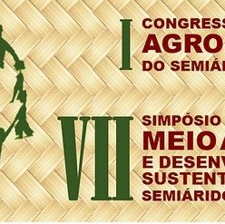 #48855  I Congresso de Agroecologia do Semiárido e o VII Simpósio Brasileiro sobre Meio Ambiente e Desenvolvimento Sustentável será promovido de 13 a16 de outubro de 2015