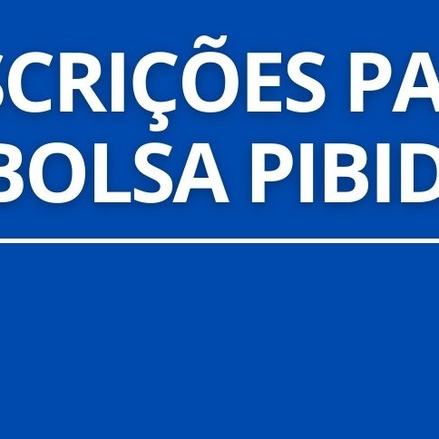 #4889 Publicado Edital para seleção de bolsistas para o PIBID