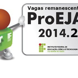 #48927 Publicado edital para vagas remanescentes no Campus Mossoró