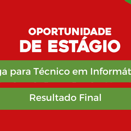 #48941 Resultado da seleção para estágio em técnico em informática