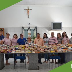 #48980 Alimentos arrecadados durante a XVIII EXPOTEC são doados para o Instituto Amantino Câmara