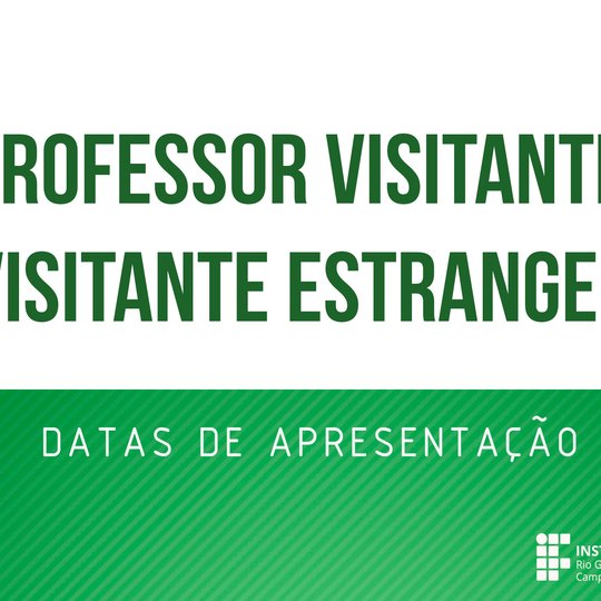 #48995 Divulgada datas e horários para apresentação oral - Edital Nº 028/2017-DG/MO