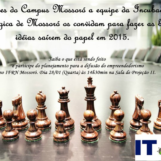 #49054 Incubadora Tecnológica do Campus – ITMO promove reunião no próximo dia 28