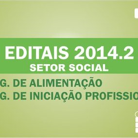 #49059 Prorrogado prazo das inscrições para os Programas de Alimentação e Iniciação Profissional 