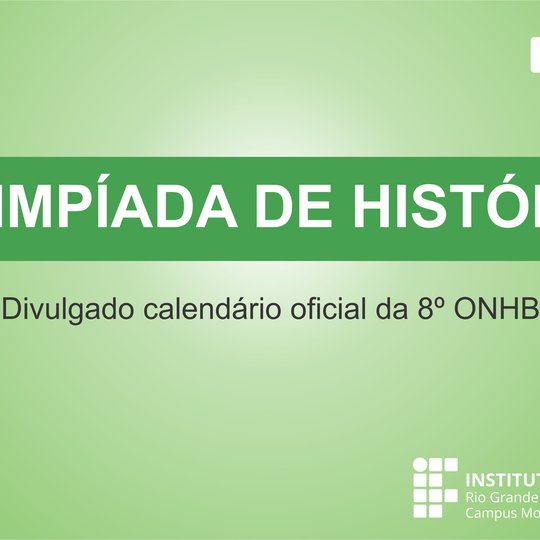 #49086 8ª ONHB divulga calendário de atividades