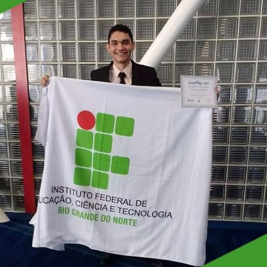 #49105 Aluno do IFRN/Campus Mossoró é premiado com Menção Honrosa em Mostra Científica nos EUA