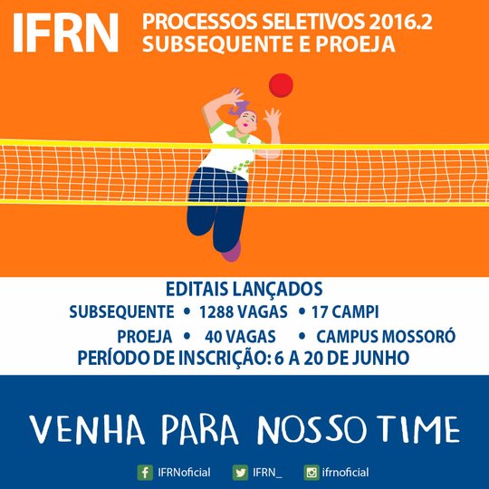 #49188 IFRN oferta 1328 vagas em cursos técnicos