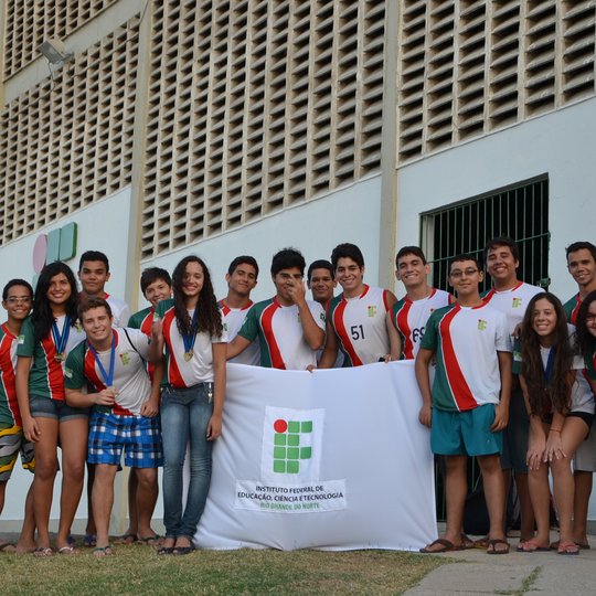 #49194 Câmpus Mossoró consegue o 3º lugar geral na natação feminina nos JERNS