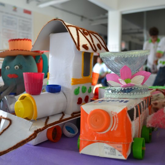 #49267 Alunos do curso de reciclador promovem exposição no último dia de aula