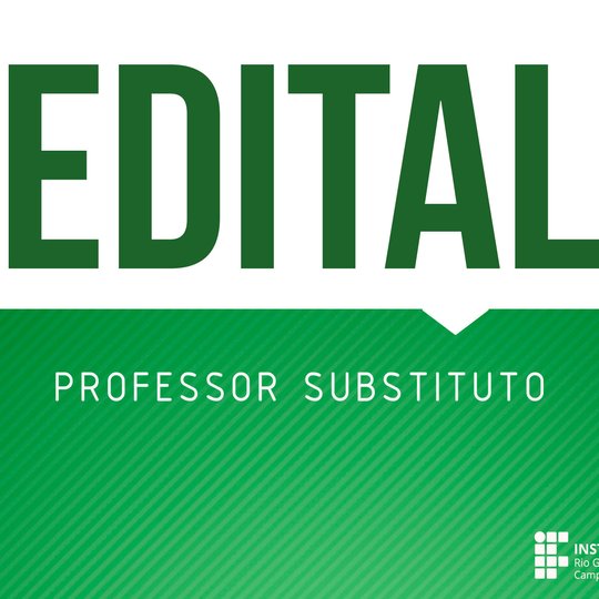 #49293 Divulgado edital para vaga de professor substituto