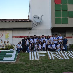 #49350 Alunos da Escola Municipal Professor Manoel Assis realizam visita ao Campus Mossoró do IFRN.