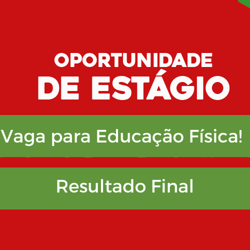#49421 Resultado do processo seletivo para estágio em Educação Física