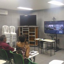 #49473 Campus realiza videoconferência para tratar sobre projeto na Penitenciária Federal