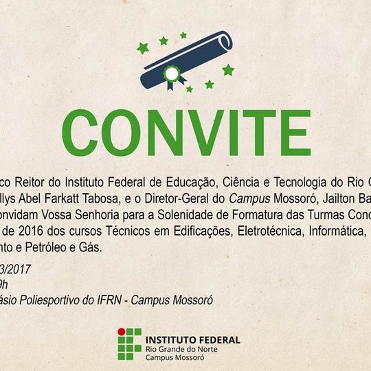 #49494 Solenidade de Colação de Grau dos Cursos Técnicos acontece na próxima quarta (29)