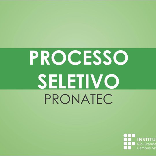 #49565 Divulgado edital para seleção de professores temporários para o PRONATEC