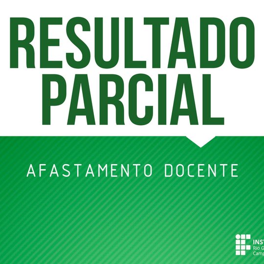 #49591 Divulgado resultado parcial do processo seletivo de afastamento docente
