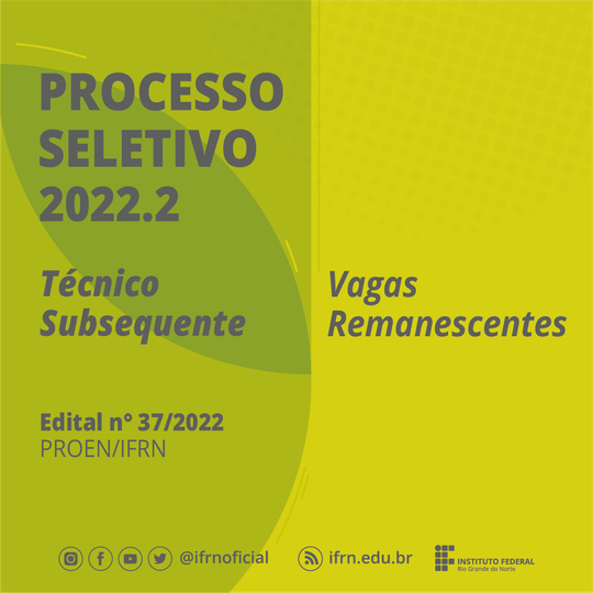 #49637 Abertas inscrições para preenchimento de vagas remanescentes