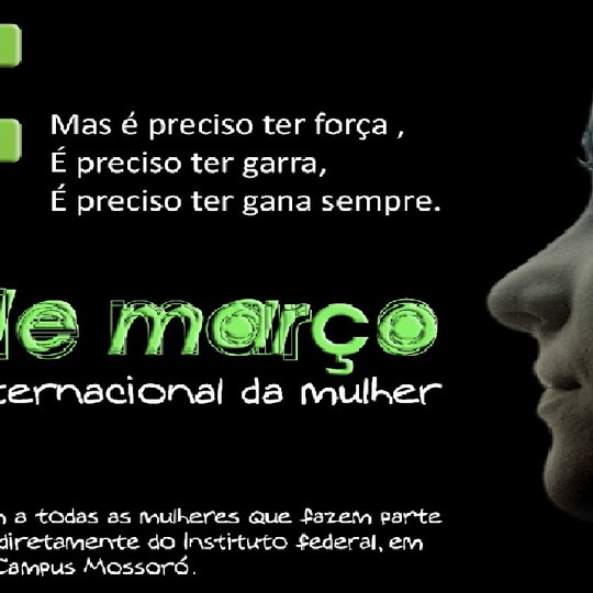 #49708 Câmpus Mossoró parabeniza à todas as Servidoras pelo Dia Internacional da Mulher