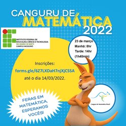 #49727 Estão abertas as inscrições para o Concurso Canguru de Matemática 2022