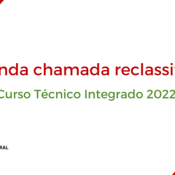 #49783 Campus Mossoró publica Segunda Chamada dos Reclassificados para o curso Técnico Integrado em Eletrotécnica