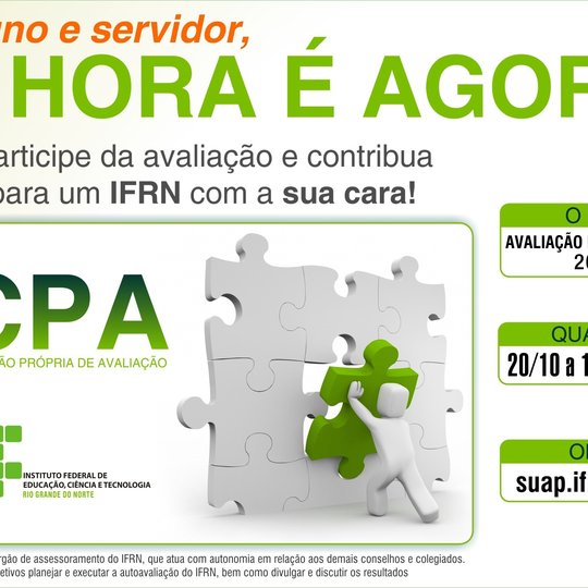 #49867 Comissão Própria de Avaliação (CPA) convoca servidores e alunos a realizarem Autoavaliação Institucional - 2014
