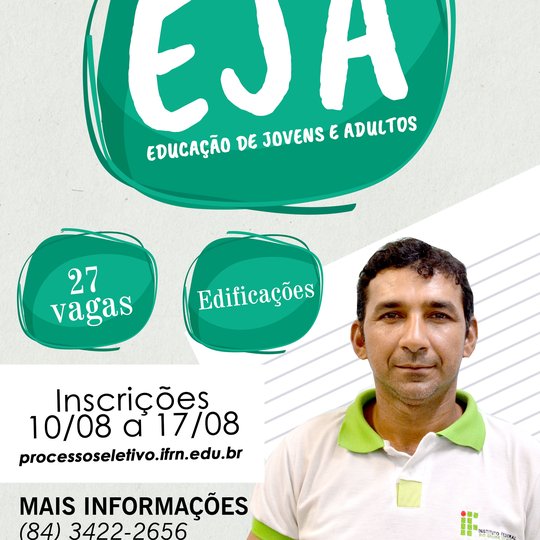 #49876 Inscrições para vagas remanescentes do curso de Edificações encerram-se amanhã(17)