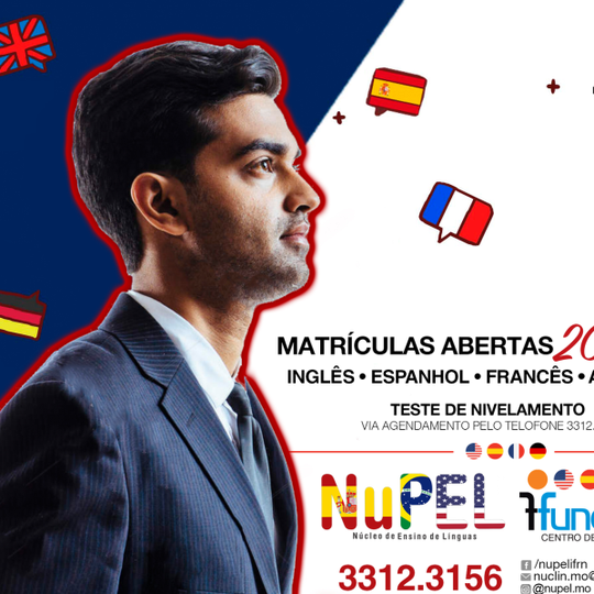 #49877 Matrículas abertas para os Cursos de Línguas Estrangeiras – 2020.1