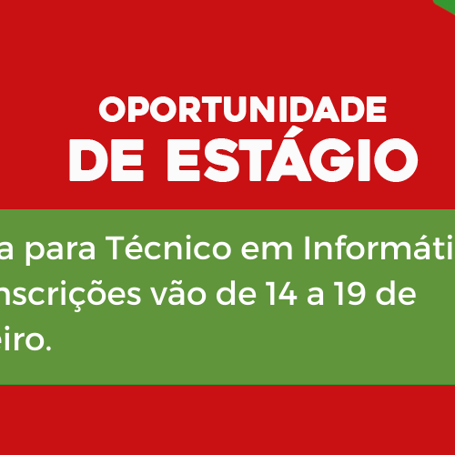 #49931 Processo seletivo para estagiário em técnico em informática