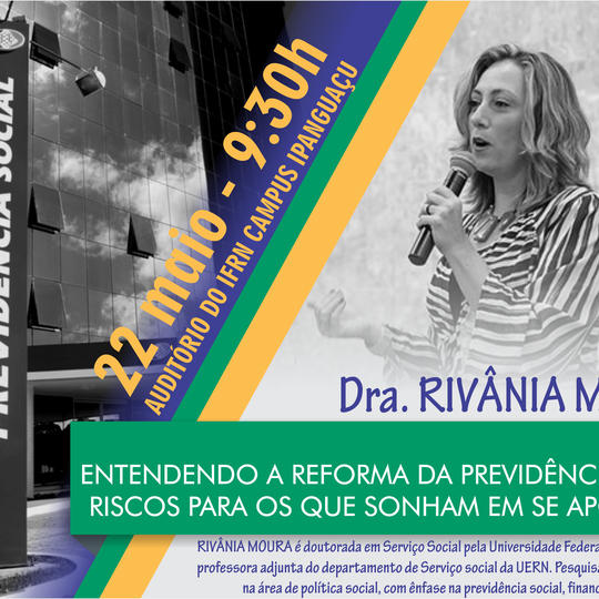 #4993 Campus sediará palestra sobre a reforma da previdência