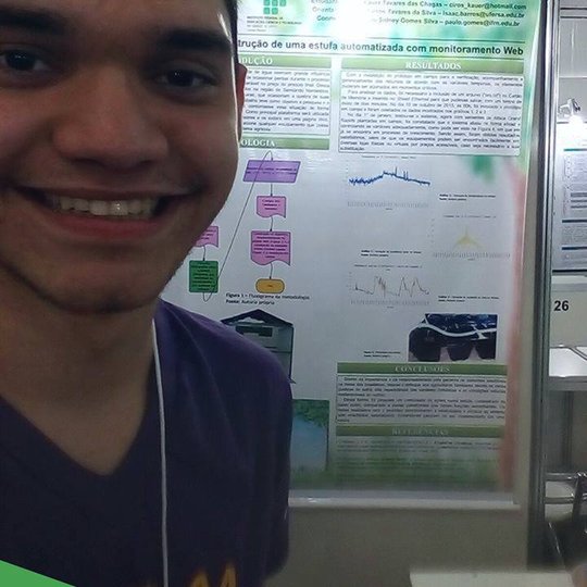 #49980 Estudante do Campus Mossoró participa da maior feira de ciências e engenharia do Brasil