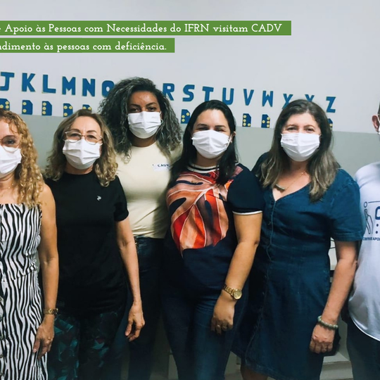 #50015 Equipe do NAPNE do IFRN visita Centro de Apoio ao Deficiente Visual para conhecer o atendimento às pessoas com deficiência