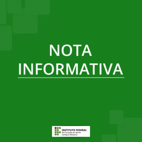 #50169 O IFRN Campus Mossoró estende prazo de expediente remoto