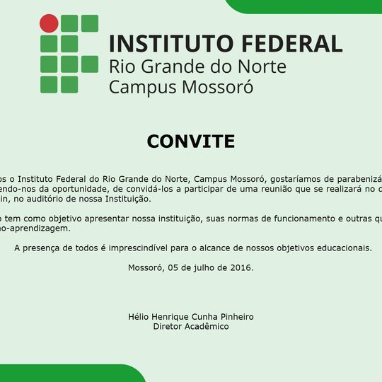 #50283 Reunião de pais acontecerá no dia 13 de julho