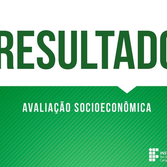 #50392 Divulgado resultado da avaliação socioeconômica