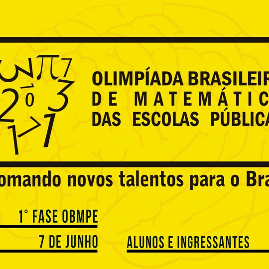 #50393 Primeira fase da OBMEP 2016 acontecerá no próximo dia 07 de junho