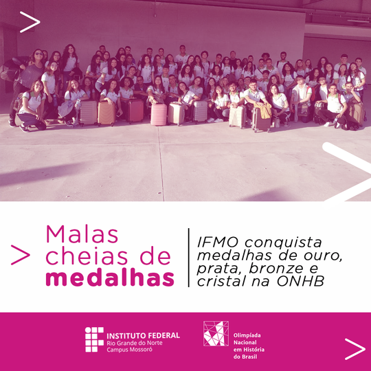 #50424 Medalhas de ouro, prata e bronze são conquistadas pelos alunos do Campus Mossoró na 11ª ONHB